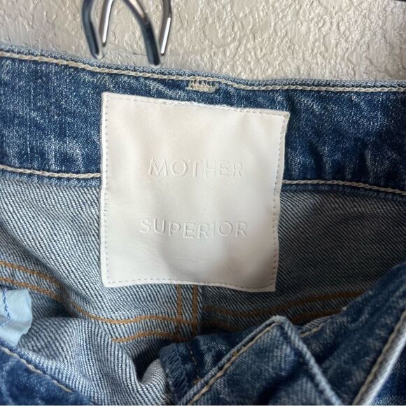 Mother Study Hover High Rise Straight Leg
Jeans In Peaches And Scream - Picture 7 of 13